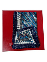 Load image into Gallery viewer, Baccarat 2809051 Ladies Louxor Twillsilk Maxi Tie Blue Scarf MSRP $290
