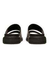 Load image into Gallery viewer, Bally Jym 6300672 Men&#39;s Black Leather Slides MSRP $450

