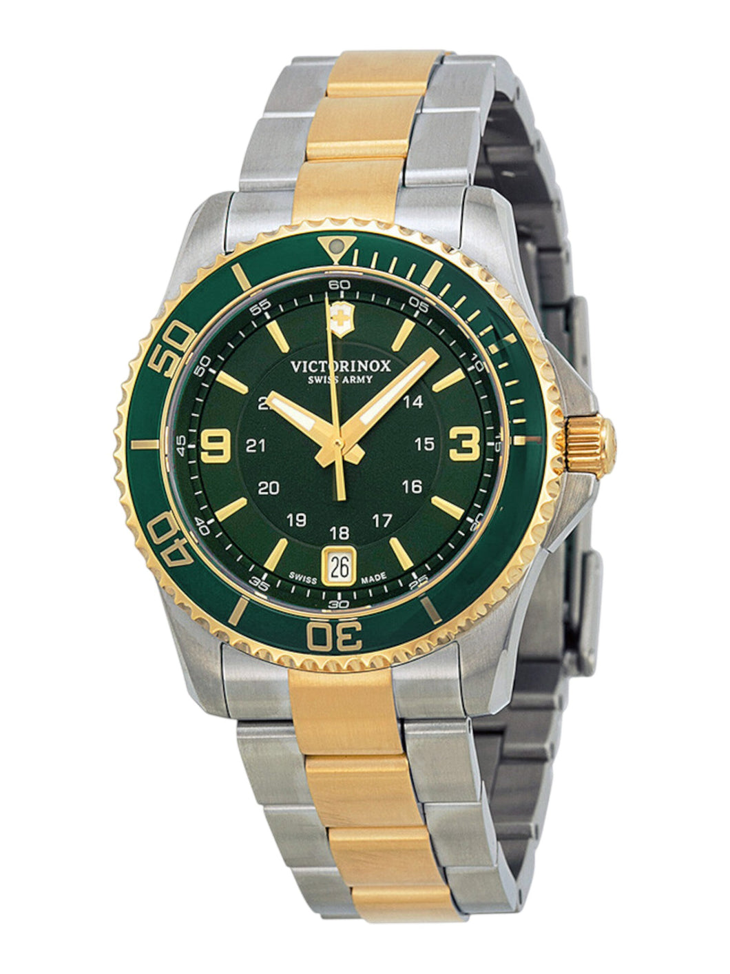 Victorinox Swiss Army 241612 Maverick GS Green Dial 34 mm Ladies Watch MSRP$1275