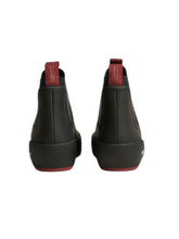 Load image into Gallery viewer, Bally Cubrid 6234581 Men's Black Curling Rubberized Leather Boot MSRP $750
