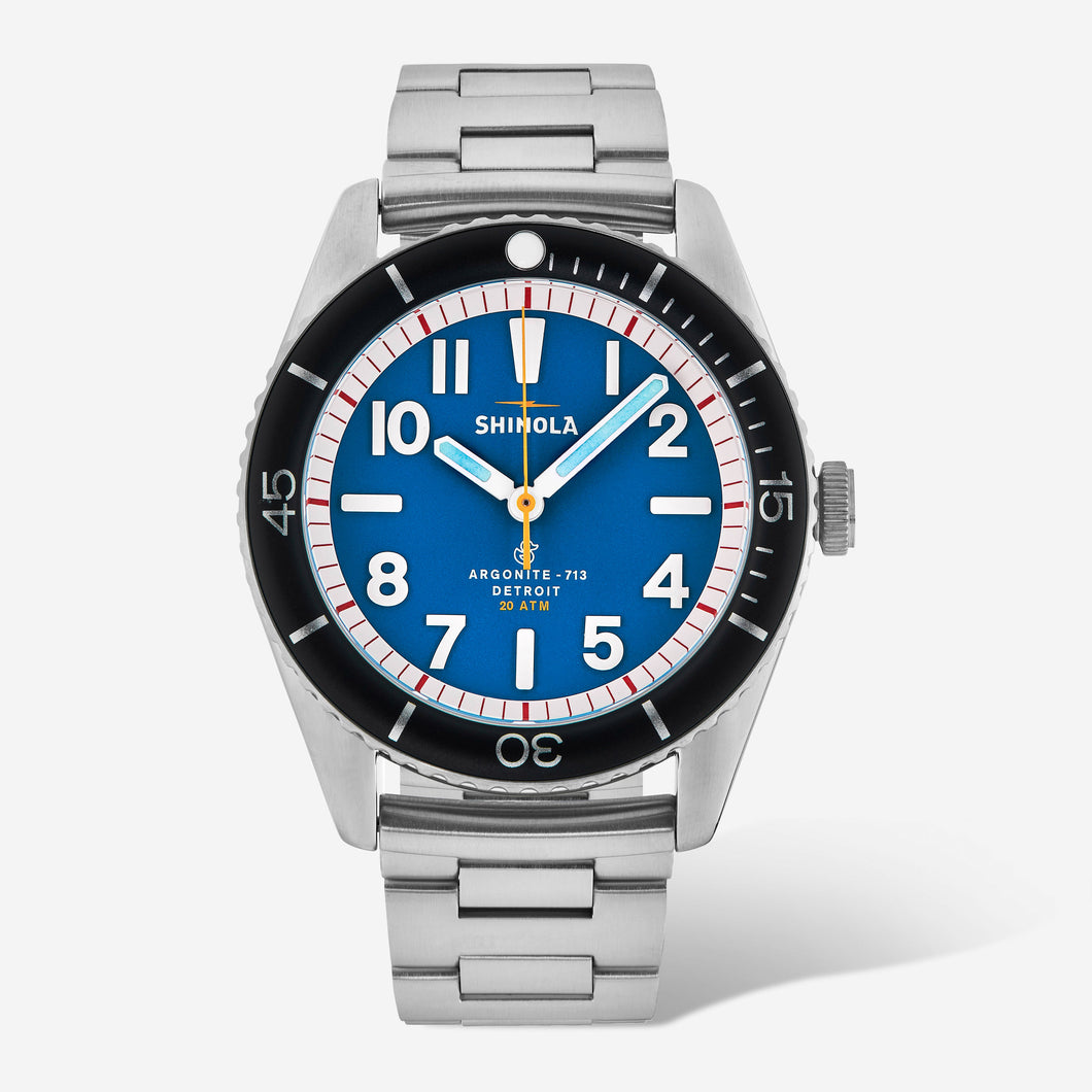 NEW SHINOLA Detroit Men's The Duck S0120218978 Stainless Steel Watch MSRP $800
