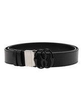 Load image into Gallery viewer, Bally 6305668 Emblem 40 Black Reversible Cut-To-Size Leather Belt EU 110/US 44
