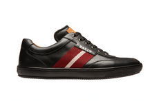 Load image into Gallery viewer, Bally Oriano 6225008 Men&#39;s Black Leather Sneaker Size 13 MSRP $560
