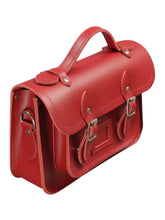 Load image into Gallery viewer, Cambridge Satchel MINNA1008MBN10101 The Mini Red Leather CrossBody Bag MSRP $265
