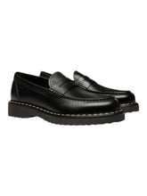 Load image into Gallery viewer, Bally Necko 6304567 Men's Black Leather Loafers Shoes MSRP $790
