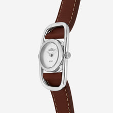 Load image into Gallery viewer, NEW SHINOLA Detroit Women&#39;s The Bike Lock S0120226482 Silver Dial Watch $600
