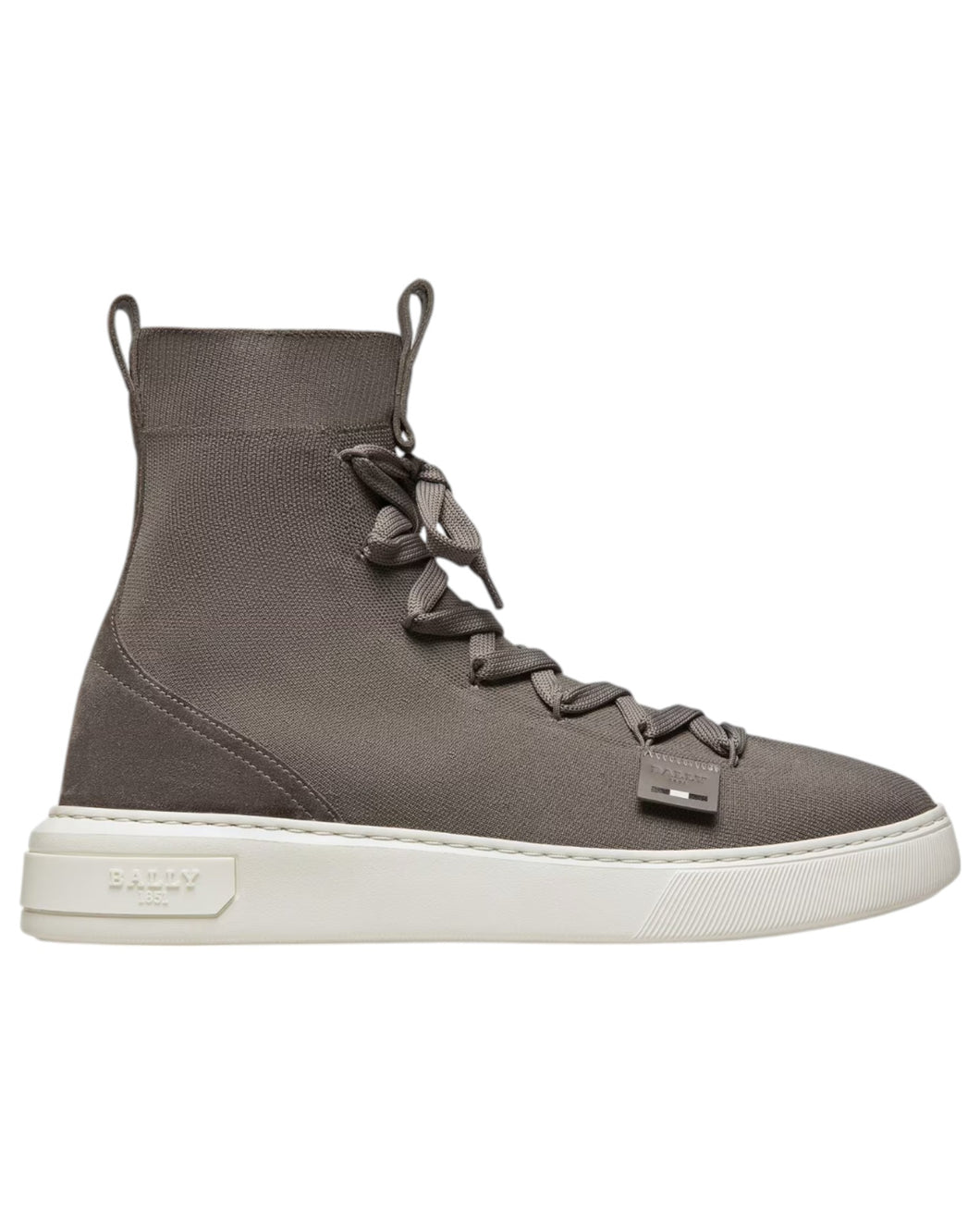 Bally Mitys 6303307 Men's Dark Mineral High-Top Sneaker MSRP $600