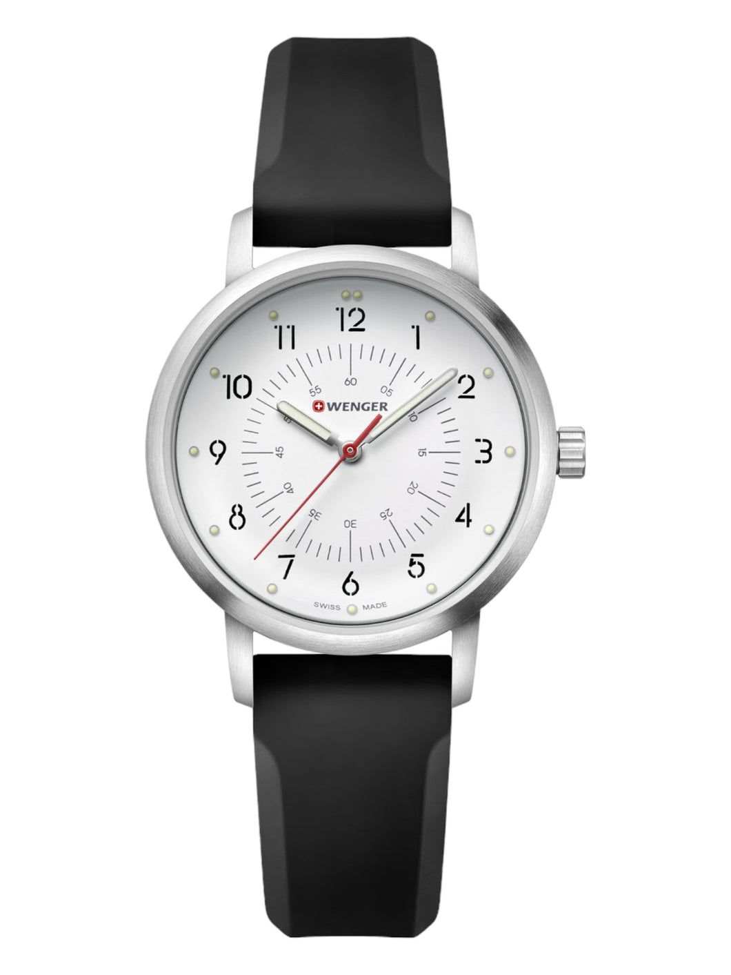 Wenger Swiss Army Men's 01.1621.111 Avenue White Dial Watch 35 mm MSRP $190