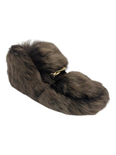 Load image into Gallery viewer, Bally Kidy-Fur 6304672 Men&#39;s Ebano Drivers Fur Loafers MSRP $980
