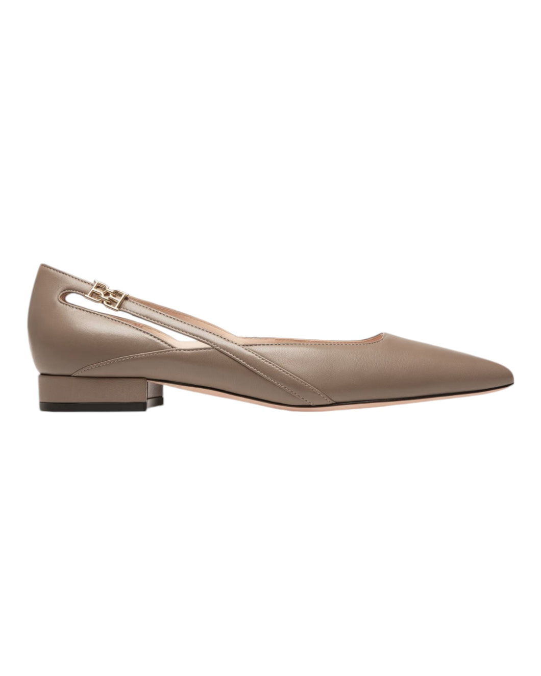 Bally Elsa 6300281 Women's Canapa Flat Leather Ballerina Size 10.5 MSRP $720