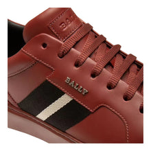 Load image into Gallery viewer, Bally Moony 6239623 Men&#39;s Heritage Red Calf Plain Leather Sneakers MSRP $600
