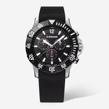 Load image into Gallery viewer, Wenger Swiss Army 01.0643.118 Men&#39;s Seaforce Black Chronograph Watch 43 mm MSRP $390
