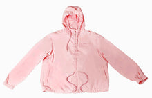 Load image into Gallery viewer, Bally 6301236 Petal Pink Waterproof Hooded Raincoat MSRP $450
