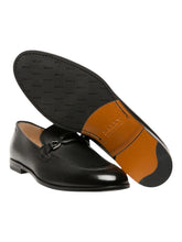 Load image into Gallery viewer, Bally Wernof 6301330 Men's Black Calf Plain Leather Loafers MSRP $ 790
