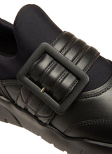 Load image into Gallery viewer, Bally Brinelle 6239651 Women&#39;s Black Calf Plain Leather Sneakers MSRP $590
