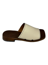 Load image into Gallery viewer, Bally Ofera 6225850 Ladies Bone Plain Leather Flat Sandals MSPR$595

