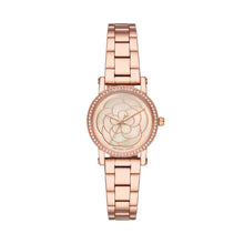 Load image into Gallery viewer, Michael Kors Norie MK3892 Women&#39;s Rose-Gold Quartz 28mm Watch MSRP $299

