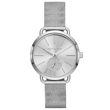 Load image into Gallery viewer, Michael Kors Portia MK3843 Women&#39;s Silver-Tone Quartz 37mm Watch MSRP $250

