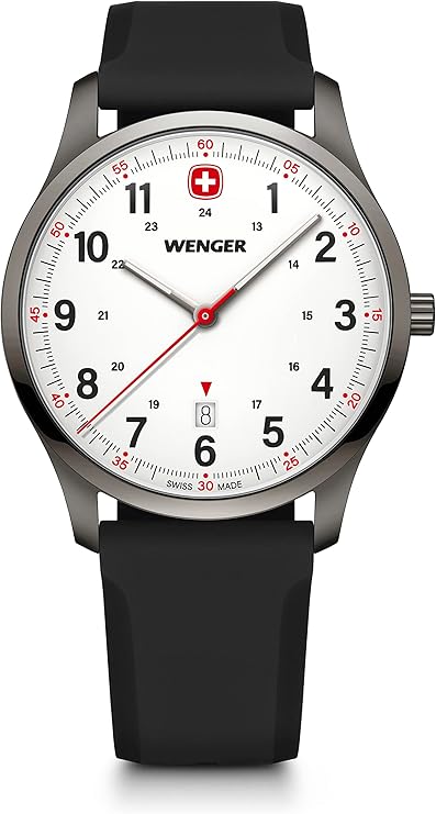 Wenger Swiss Army Men's 01.1441.132 City Sport White Dial Watch 42mm