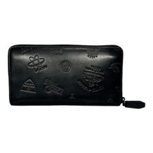 Load image into Gallery viewer, Bally Balen 6216539 Travel Wallet Black Calf Embossed Leather MSRP $780
