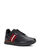 Load image into Gallery viewer, NEW Bally Astel 6231537 Men&#39;s Black Calf Plain Leather Sneakers MSRP $595
