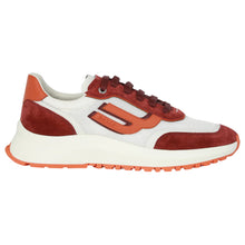 Load image into Gallery viewer, Bally Demmy 6300210 Men's Heritage Red/White/Orange Leather Sneakers MSRP $630
