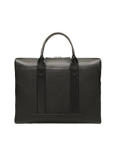 Load image into Gallery viewer, Bally 6235377 Elter Black Leather Business Bag MSRP $1880
