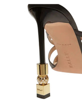 Load image into Gallery viewer, Bally Carolyn 6304289 Black Strappy Slip On Leahter Sandals MSRP $1200
