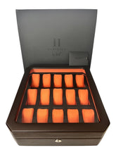 Load image into Gallery viewer, Wolf 458506 Windsor 15 Piece Watch Box in Brown &amp; Orange MSRP $405
