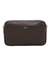Load image into Gallery viewer, Bally 6310578 Oeden Ebano Leather Mini Crossbody Bag MSRP $1060
