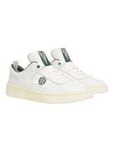 Load image into Gallery viewer, Bally Riweira-FO 6304693 White/Green Low-Top Leather Sneakers MSRP $650
