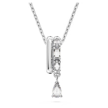 Load image into Gallery viewer, Swarovski Dextera 5671819 Rhodium Plated &amp; Crystal Pendant Necklace MSRP $119
