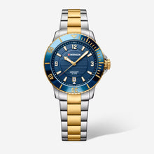 Load image into Gallery viewer, Wenger Swiss Army 01.0621.114 Women&#39;s Seaforce Small Blue Dial Watch 35mm MSRP $325

