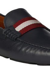 Load image into Gallery viewer, Bally Waltec Men&#39;s 6198385 Navy Blue Leather Loafer MSRP $620

