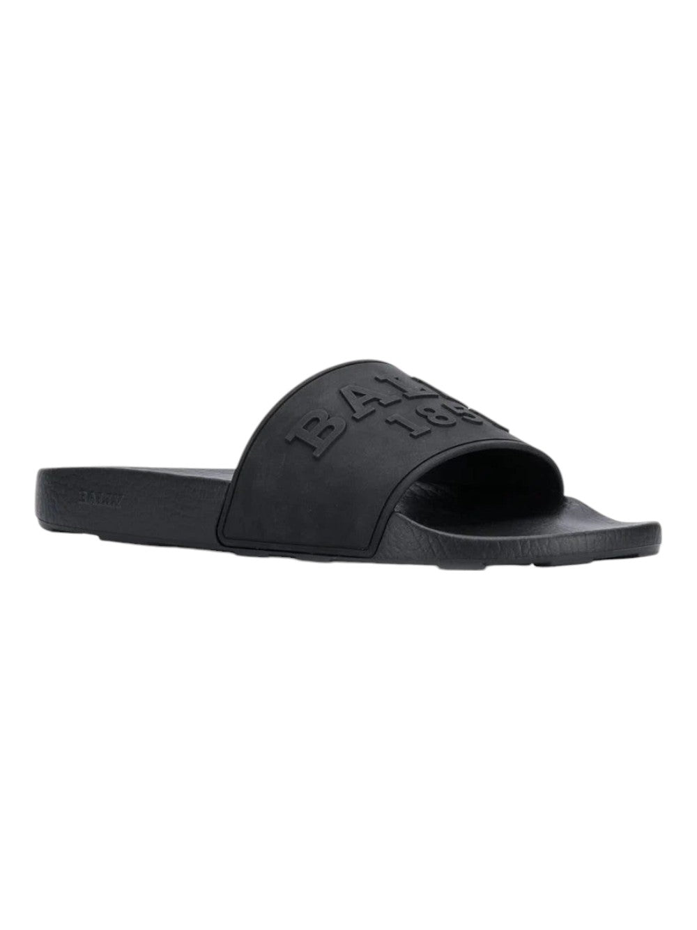 Bally Slaim 6228389 Men's Black Rubber Sandals Size 8 MSRP $295