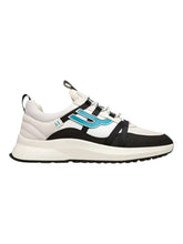 Load image into Gallery viewer, Bally Damon 6301540 Men&#39;s Black &amp; White Suede Panel Low-Top Sneakers MSRP $720
