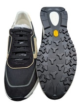 Load image into Gallery viewer, Bally Demmy 6302829 Men's Black/Sage/Fossil Fabric &amp; Leather Sneakers MSRP $630
