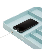 Load image into Gallery viewer, Wolf 1834 Valet With Strap Tray For Apple Watch Aqua - 463024
