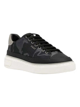 Load image into Gallery viewer, Bally Maily 6301690 Women&#39;s Black Camouflage Print Sneakers Size 9 MSRP $630

