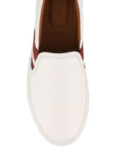 Load image into Gallery viewer, Bally Henrika 6223268 Women's White Leather Slip On Sneakers Size 4.5 MSRP $450

