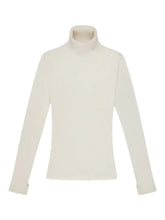 Load image into Gallery viewer, Bally 6302983 Women's Alpine Bone Cashmere Turtleneck Sweater Size S MSRP $950
