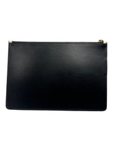 Load image into Gallery viewer, Bally Leor Suzy 6224791 Ladies Black Wrislet Clutch Calf Embossed MSRP $510
