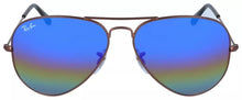 Load image into Gallery viewer, Ray-Ban RB3025 9019/C2 Bronze-Copper Aviator Rainbow Flash Mirror 62-14
