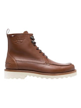 Load image into Gallery viewer, Bally Nokor 6239794 Men&#39;s Brown Moc Toe Leather Boots Size 11 MSRP $809
