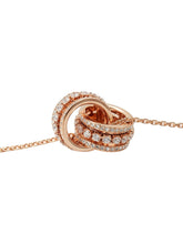 Load image into Gallery viewer, Swarovski Further 5419853 Crystal Rose Gold Tone Pendant MSRP $199
