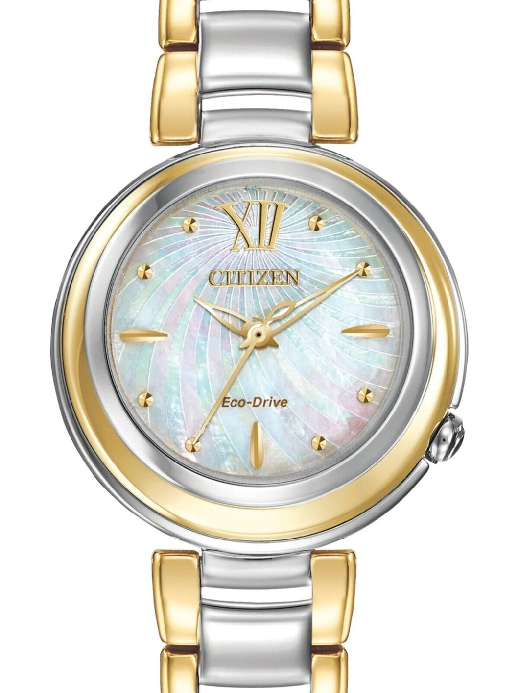 Citizen Eco-Drive L Sunrise Mother-of-Pearl EM0337-56D Ladies Watch MSRP$375