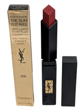 Load image into Gallery viewer, Yves Saint Laurent Rouge Pour Couture The Slim Velvet Radical 308 Lipstick
