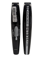 Load image into Gallery viewer, L'Oreal Mega Volume Collagene 24h Black 0.03 oz /9ml Pack of 2 Mascaras
