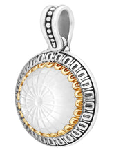Load image into Gallery viewer, Konstantino Dome Silver 18k Gold MOP Pendant with Chain MEKJ732-313 MSRP $830
