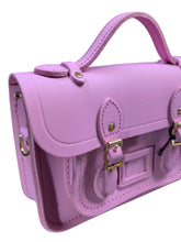 Load image into Gallery viewer, Cambridge Satchel MINNA0210MPG The Mini Violet Leather CrossBody Bag MSRP $265
